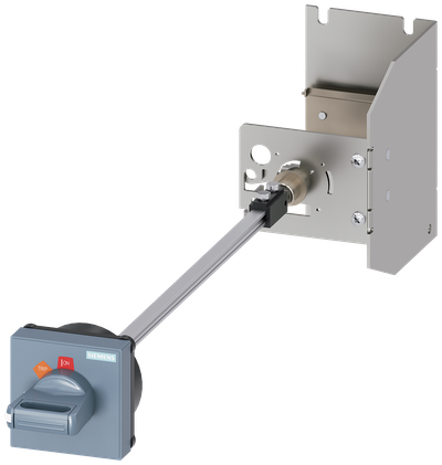 Siemens Door rotary operating mechanism for harsh conditions for circuit breaker Size S00/S0 Handle gray