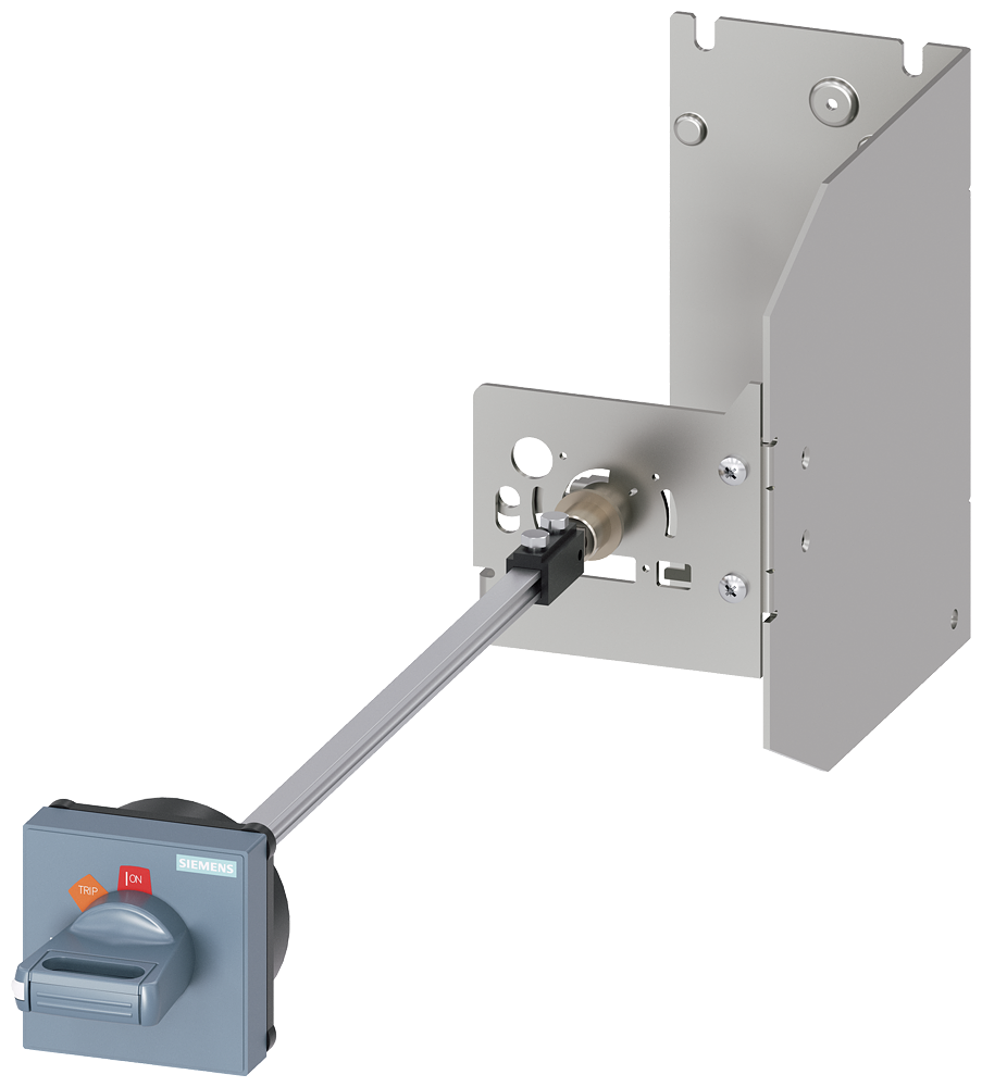 Siemens Door-coupling rotary operating mechanism for harsh conditions for circuit breaker Size S2 Gray