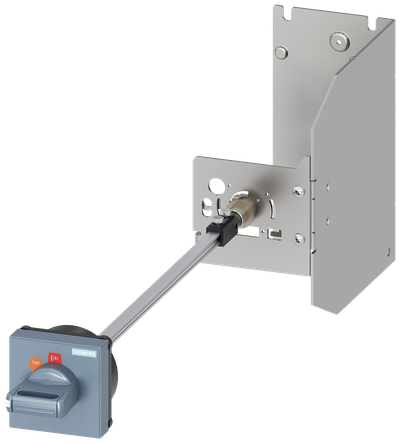 Siemens Door-coupling rotary operating mechanism for harsh conditions for circuit breaker Size S2 Gray
