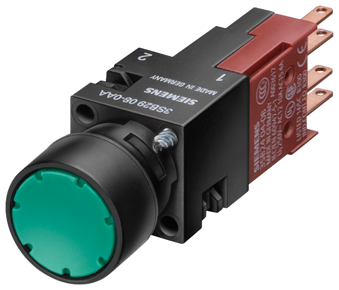 Siemens Push-button green 1S