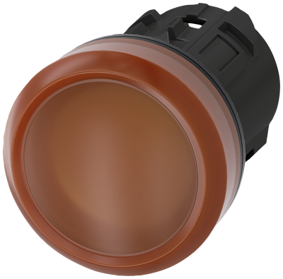 Siemens SIRIUS ACT Indicator lights, 22 mm, round, plastic, amber, lens, smooth