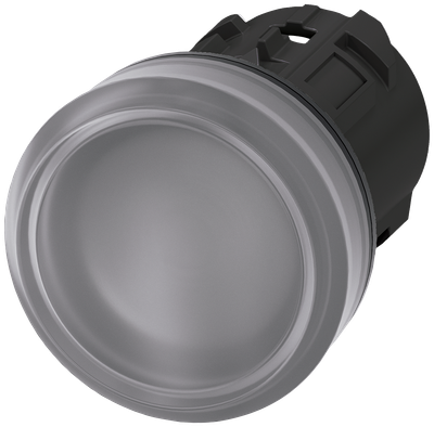 Siemens SIRIUS Indicator lights, 22 mm, round, plastic, clear, lens, smooth
