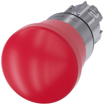 Siemens 3SU1050-1HA20-0AA0 SIRIUS ACT Emergency-Stop Mushroom 40 mm Metal Pull-to-Release