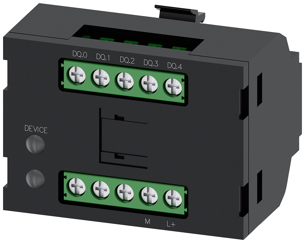Siemens SIRIUS Electronics module for ID key-operated switch, black, Operating voltage 24 V DC, group ID, screw terminal, for front plate mounting (3SU1400-1GC10-1AA0)