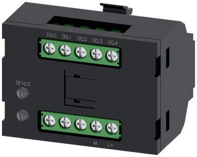 Siemens SIRIUS Electronics module for ID key-operated switch, black, Operating voltage 24 V DC, group ID, screw terminal, for front plate mounting