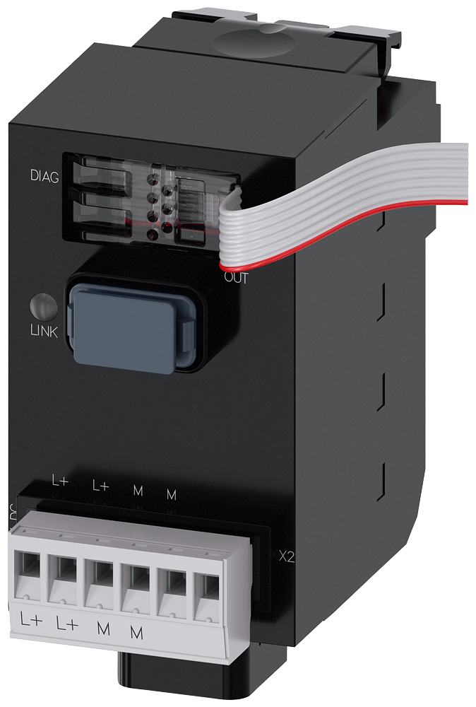 Siemens SIRIUS ACT with PROFINET: standard interface module 24 V DC, screw terminal, front plate mounting 1 to 20 terminal modules connectable (3SU1400-1LK10-1AA1)