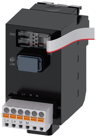 Siemens SIRIUS ACT with PROFINET: standard interface module 24 V DC, spring-loaded terminal, front plate mounting 1 to 20 terminal modules connectable