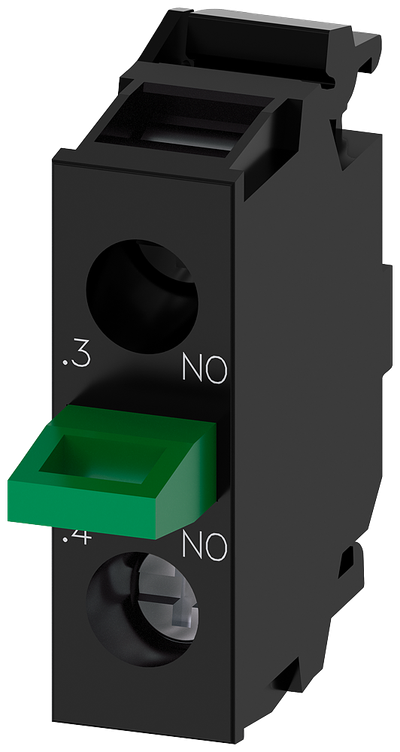 Siemens SIRIUS ACT Contact module with 1 contact element, 1 NO, screw-type terminal, for floor mounting