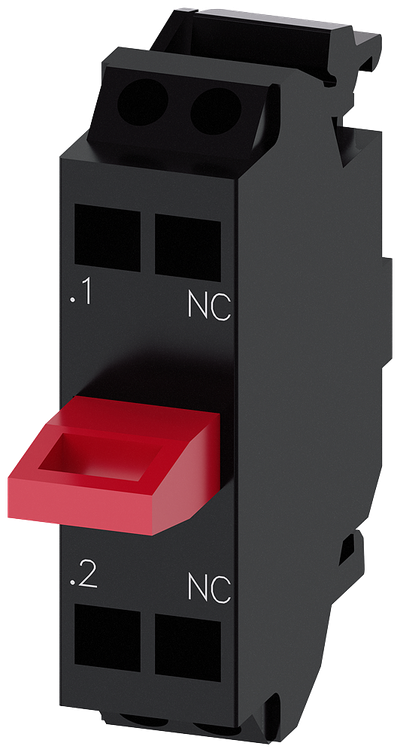 Siemens SIRIUS ACT Contact module with 1 contact element, 1 NC, spring-type terminal, for floor mounting