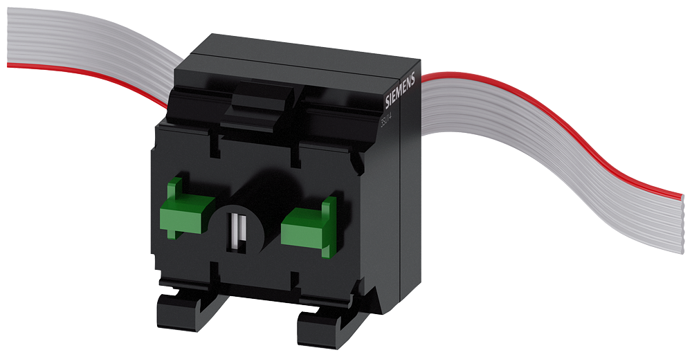 Siemens SIRIUS ACT Terminal module (command and LED module), integrated LED red, for front plate mounting (3SU1401-1MC20-1CA1)