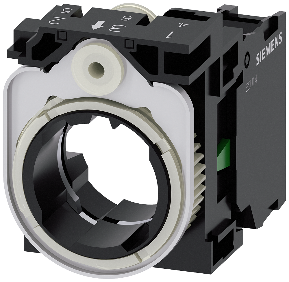 Siemens SIRIUS ACT Holder, 3-Fold, plastic, 1 NO, screw terminal (3SU1500-1AA10-1BA0)