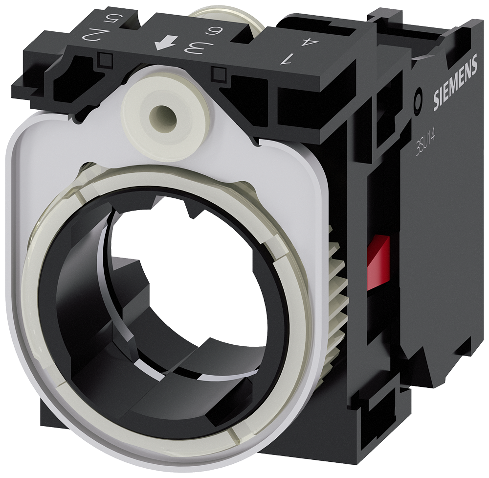Siemens SIRIUS ACT Holder, 3-Fold, plastic, 1 NC, screw terminal (3SU1500-1AA10-1CA0)