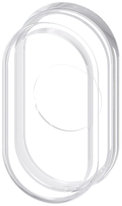 Siemens SIRIUS ACT Silicone protective cap for twin pushbutton, flat, clear