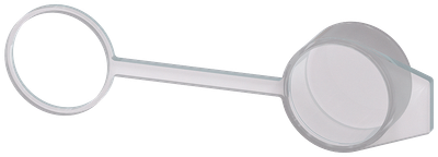 Siemens SIRIUS ACT Dust cap for Siemens keyswitch, C, Siemens, B, RONIS and O.M.R., with and without key monitoring, 22 mm, clear