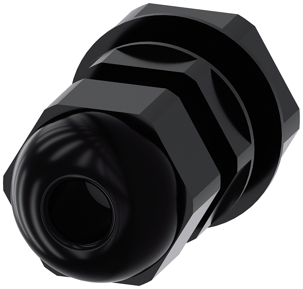 Siemens SIRIUS ACT Metric cable gland M20 with hexagon nut for enclosure (3SU1900-0HG10-0AA0)