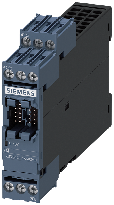 Siemens 3UF7510-1AA00-0 SIMOCODE pro V Ground-Fault Module — Analogue Residual Current Detection, for 3UL23 Summation Current Transformer
