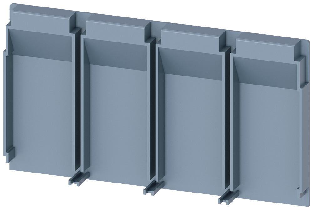 Siemens SENTRON 3VA9111-0WJ40 — Insulation backplate, 4-Pole, 3VA10 / 3VA11