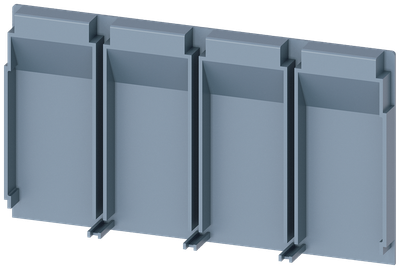 Siemens SENTRON 3VA9111-0WJ40 — Insulation backplate, 4-Pole, 3VA10 / 3VA11