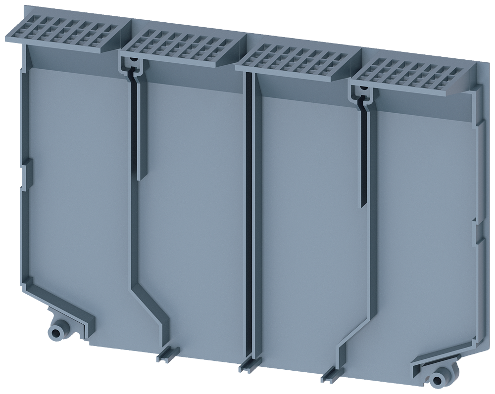 Siemens SENTRON 3VA9111-0WK40 — Insulation backplate, wide, 4-Pole, 3VA10 / 3VA11
