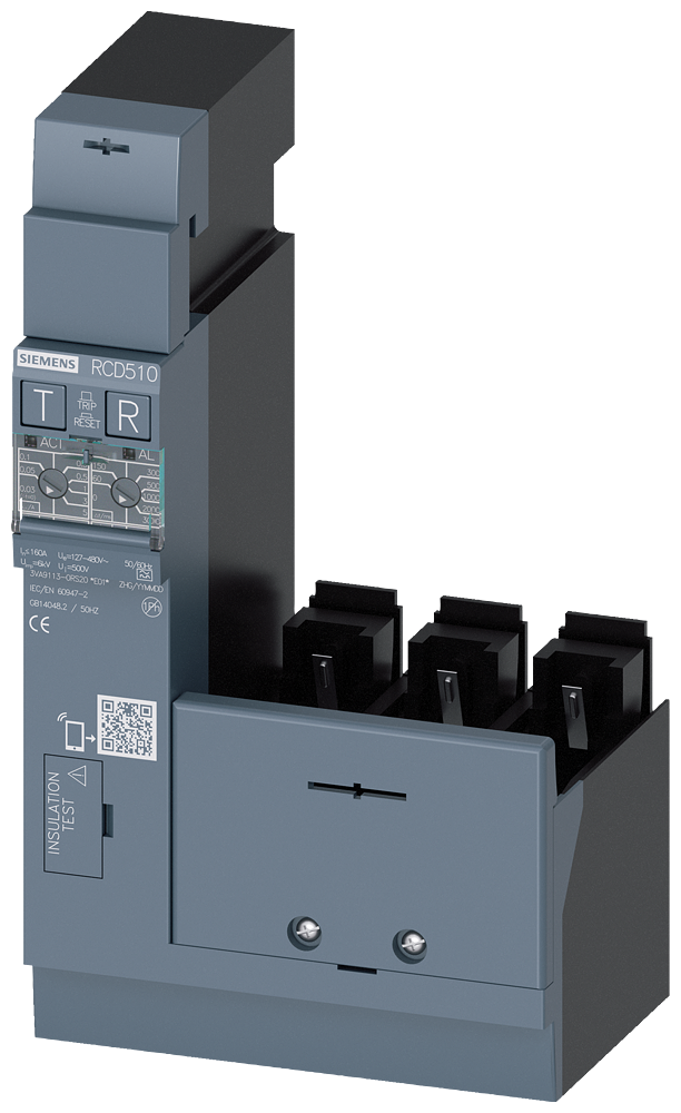 Siemens SENTRON 3VA9113-0RS20 — Residual-current device module (RCD510), 3-Pole, 3VA11