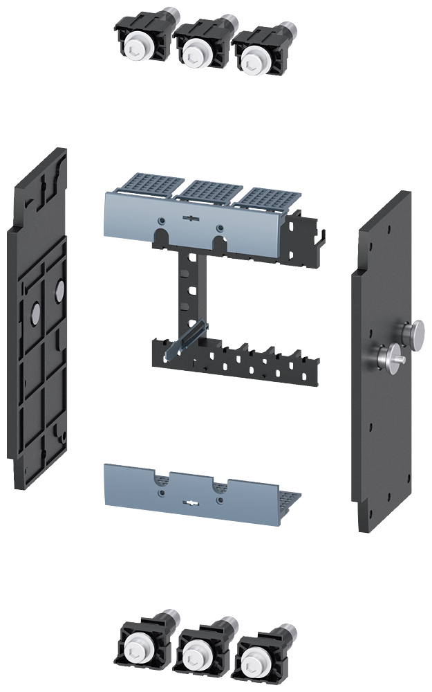 Siemens SENTRON 3VA9123-0KD10 — Draw-out conversion kit, 3-Pole, 3VA20 / 3VA21 / 3VA22