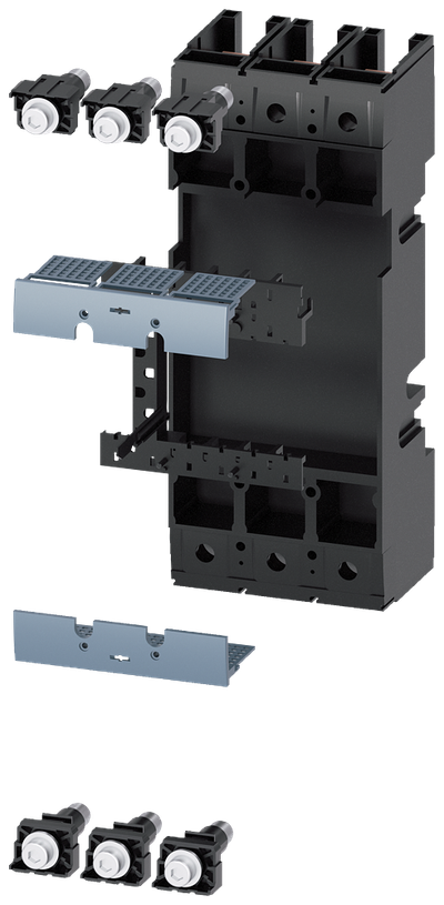 Siemens SENTRON 3VA9123-0KP00 — Plug-in base, 3-Pole, 3VA20 / 3VA21 / 3VA22