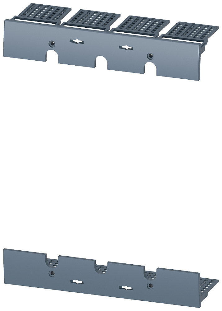 Siemens SENTRON 3VA9124-0KB01 — Base terminal cover, wide, 4-Pole, 3VA20 / 3VA21 / 3VA22