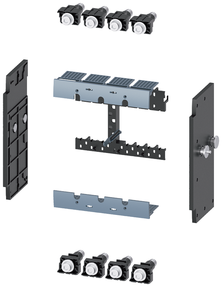 Siemens SENTRON 3VA9124-0KD10 — Draw-out conversion kit, 4-Pole, 3VA20 / 3VA21 / 3VA22