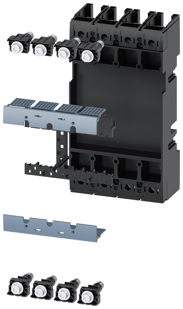 Siemens SENTRON 3VA9124-0KP00 — Plug-in base, 4-Pole, 3VA20 / 3VA21 / 3VA22