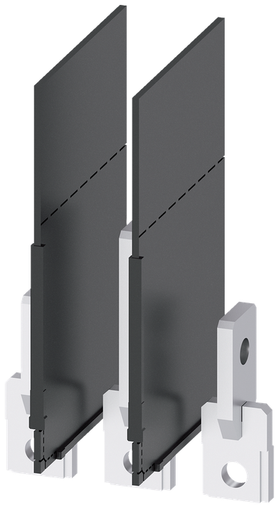 Siemens SENTRON 3VA9153-0QD00 — Copper connecting bar, 90° angled, 3VA10 / 3VA11