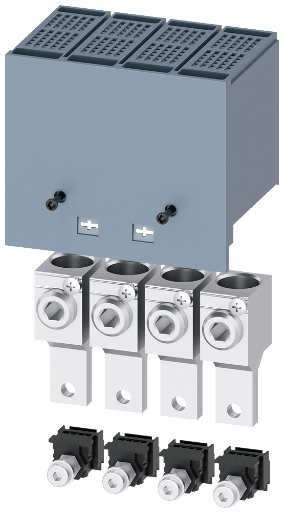 Siemens SENTRON 3VA9154-0JC12 — Cu/Al box terminal, 4-Pole, 25–150 mm², 3VA11