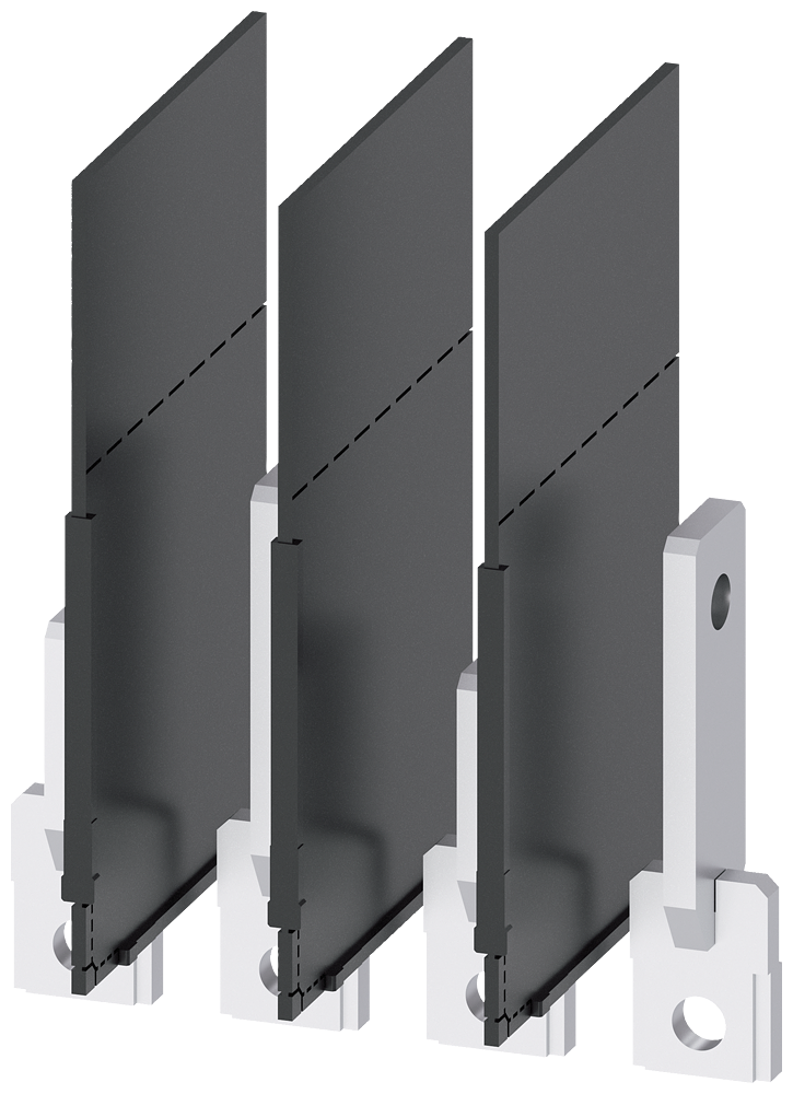 Siemens SENTRON 3VA9154-0QD00 — Copper connecting bar, 90° angled, 3VA10 / 3VA11