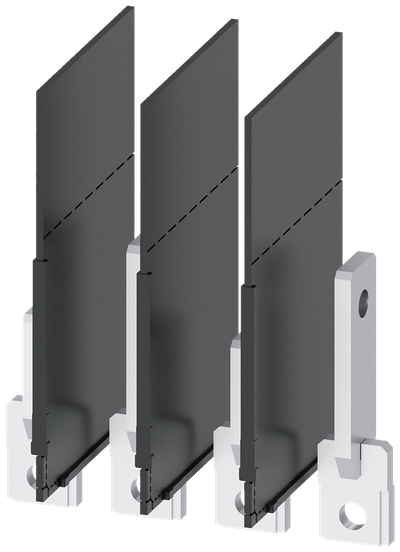 Siemens SENTRON 3VA9154-0QD00 — Copper connecting bar, 90° angled, 3VA10 / 3VA11
