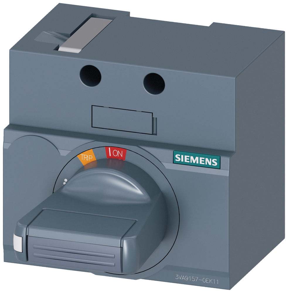 Siemens SENTRON 3VA9157-0EK11 — Front-mounted rotary operating mechanism, 3VA10 / 3VA11