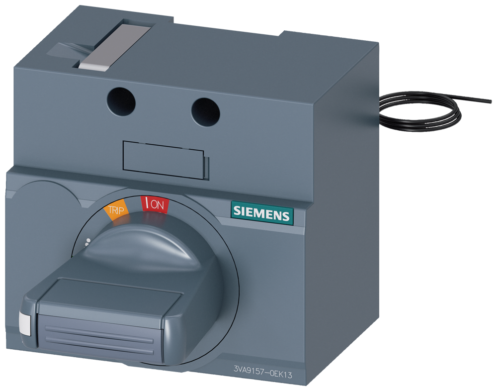 Siemens SENTRON 3VA9157-0EK13 — Front-mounted rotary operating mechanism, 3VA10 / 3VA11