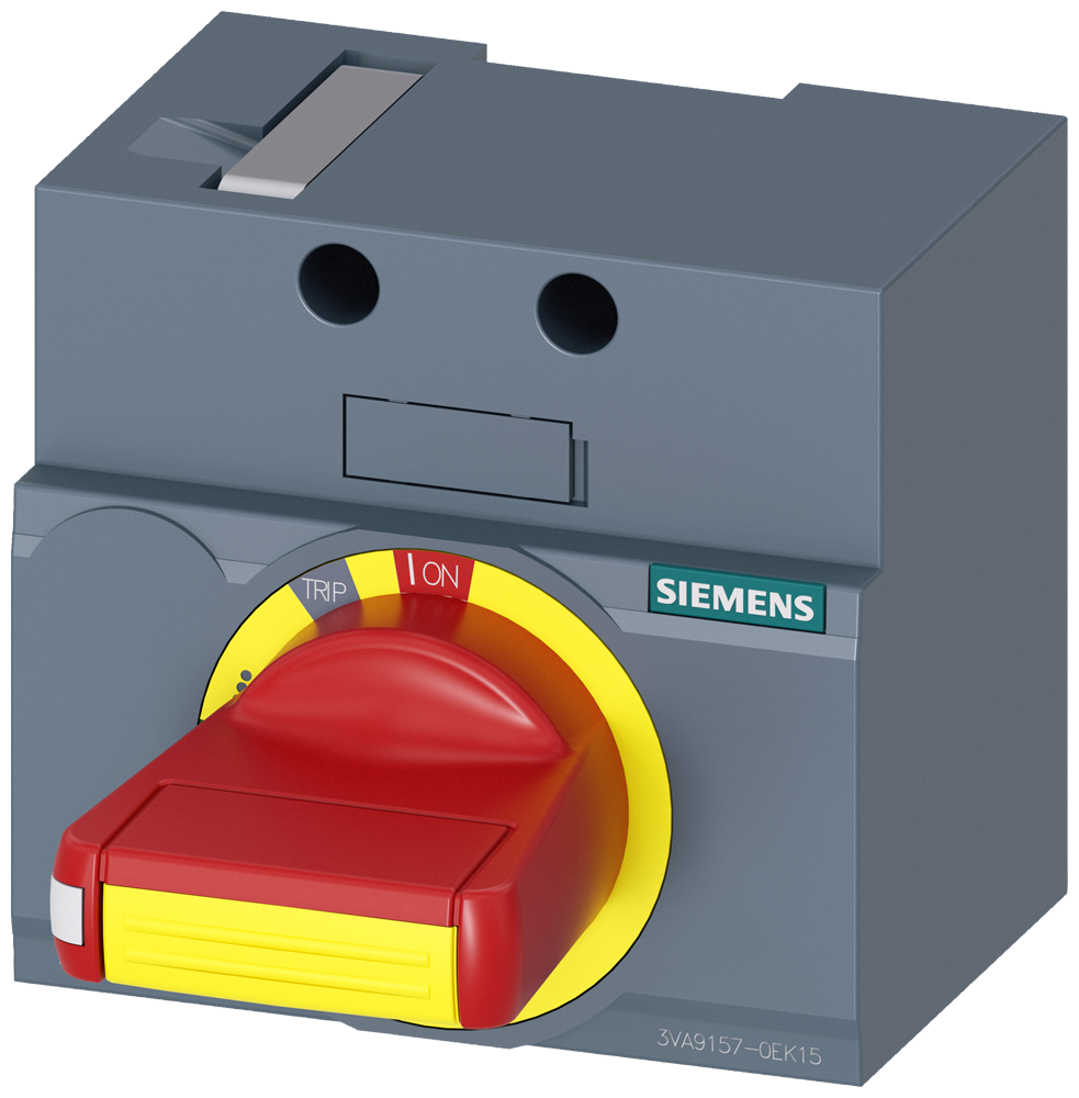 Siemens SENTRON 3VA9157-0EK15 — Front-mounted rotary operating mechanism, 3VA10 / 3VA11