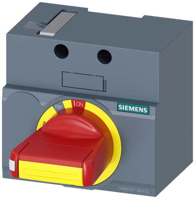 Siemens SENTRON 3VA9157-0EK15 — Front-mounted rotary operating mechanism, 3VA10 / 3VA11