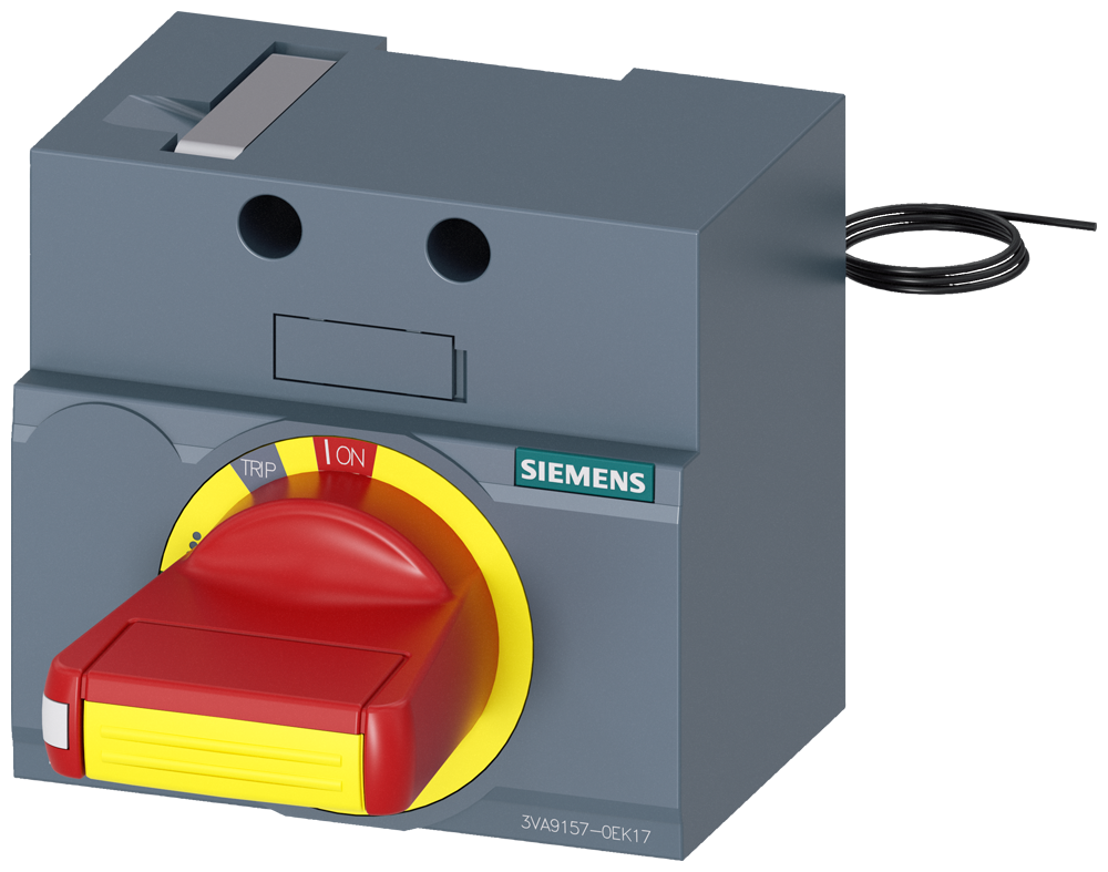 Siemens SENTRON 3VA9157-0EK17 — Front-mounted rotary operating mechanism, 3VA10 / 3VA11
