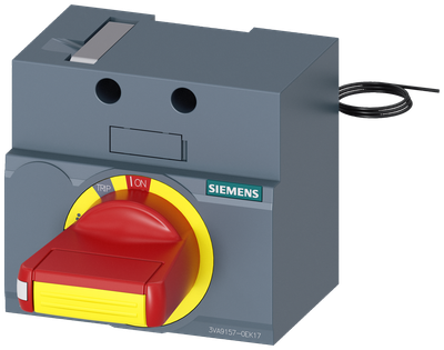 Siemens SENTRON 3VA9157-0EK17 — Front-mounted rotary operating mechanism, 3VA10 / 3VA11