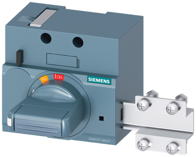 Siemens SENTRON 3VA9157-0EK21 — Front-mounted rotary operating mechanism (door-interlock), 3VA10 / 3VA11
