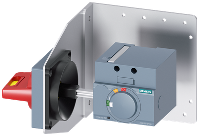 Siemens SENTRON 3VA9157-0PK55 — Side-wall rotary operating mechanism with coupling plate, 3VA10 / 3VA11