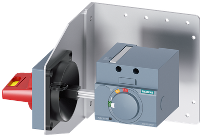 Siemens SENTRON 3VA9157-0PK57 — Side-wall rotary operating mechanism with coupling plate, 3VA10 / 3VA11