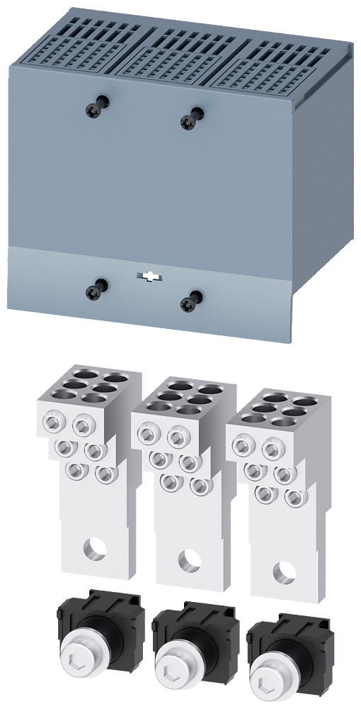 Siemens SENTRON 3VA9213-0JF60 — Cu/Al box terminal set (6-Conductor), 6×1.5–35 mm², 3VA12