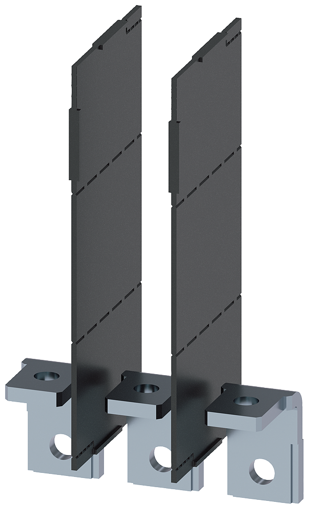 Siemens SENTRON 3VA9213-0QG00 — Copper connecting bar, angled, prepared for cable lug, 3VA12