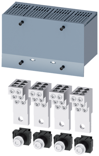 Siemens SENTRON 3VA9214-0JF60 — Cu/Al box terminal set (6-Conductor), 6×1.5–35 mm², 3VA12