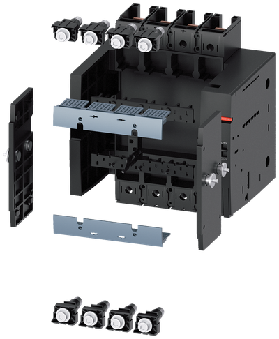 Siemens SENTRON 3VA9214-0KD00 — Draw-out base, 4-Pole, 3VA12