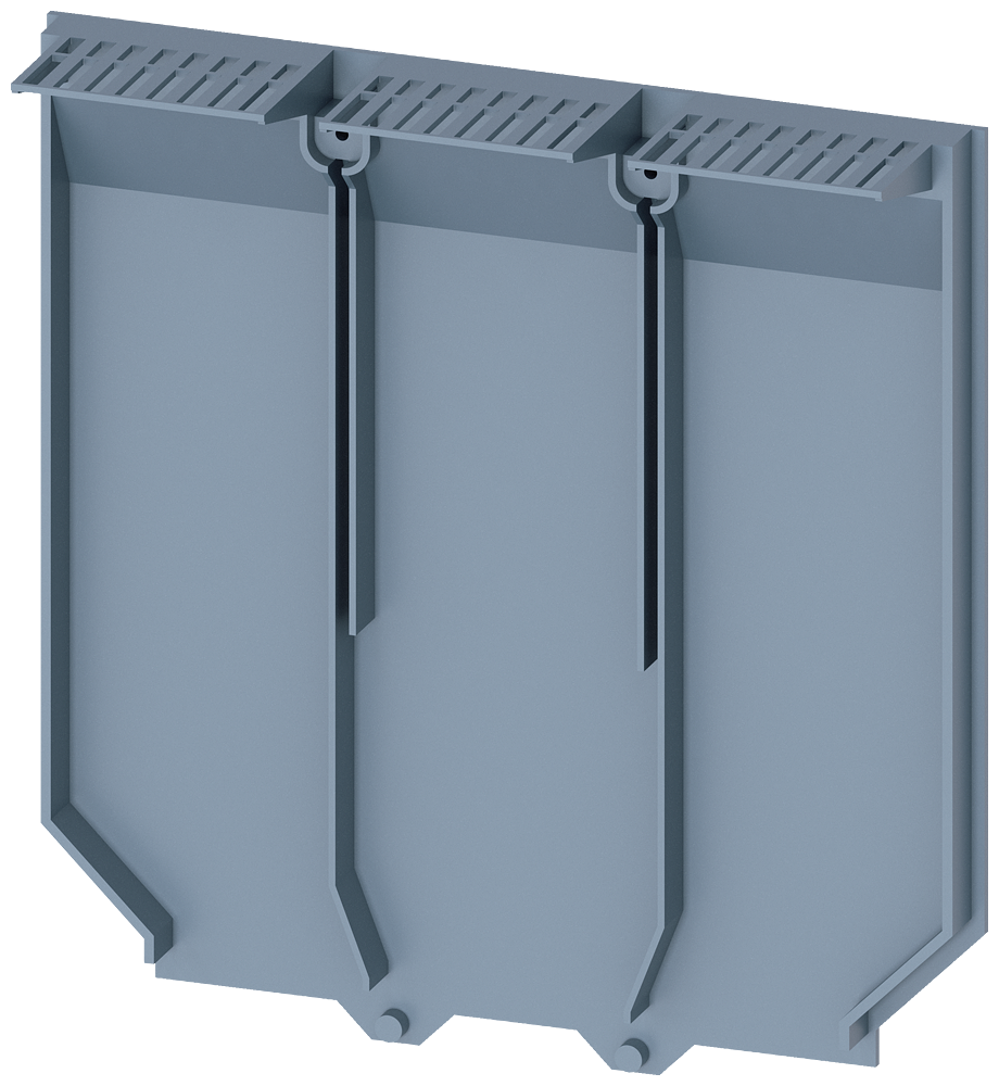 Siemens SENTRON 3VA9221-0WK30 — Insulation backplate, wide, 3-Pole, 3VA20 / 3VA21 / 3VA22