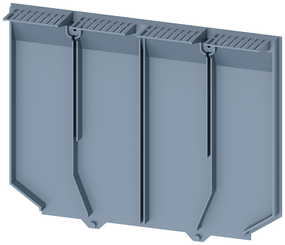 Siemens SENTRON 3VA9221-0WK40 — Insulation backplate, wide, 4-Pole, 3VA20 / 3VA21 / 3VA22