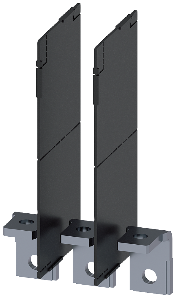 Siemens SENTRON 3VA9223-0QG00 — Copper connecting bar, angled, prepared for cable lug, 3VA20 / 3VA21 / 3VA22