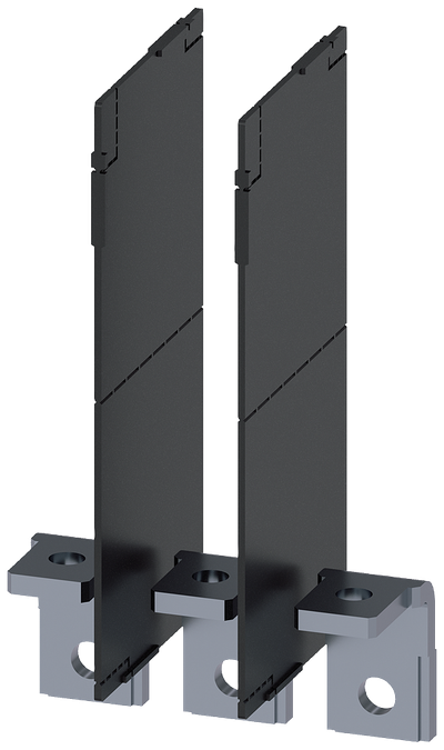 Siemens SENTRON 3VA9223-0QG00 — Copper connecting bar, angled, prepared for cable lug, 3VA20 / 3VA21 / 3VA22